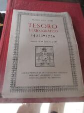 LIVRE EN ESPAGNOL SAMUEL GILI GAYA TESORO LEXICOGRAFICO 1492 1726 LETTRE C ET CH