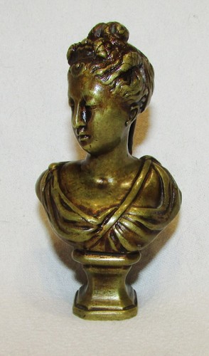 Antique bronze stamp seal 19th - stamp,
