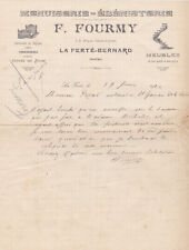 LA FERTE BERNARD FOURMY MENUISERIE EBENISTERIE SOMMIERS MEUBLES ANNEE 1920