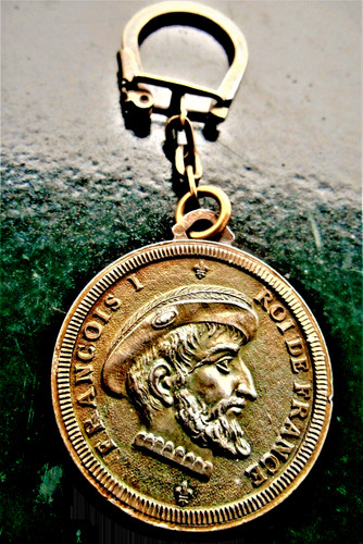 Beau porte clé bronze - porte,