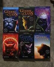 lot  Erin Hunter LA GUERRE DES CLANS intégrale Cycle 3 tomes 1 2 3 4 5 6 - TBE
