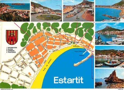 Carte postale espagne - carte,