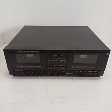 Philips FC780 Stereo Double Cassette Deck TESTED Dubbing Mic in   ***PLEASE READ
