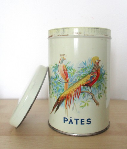 Boîte tôle vintage - boîte,