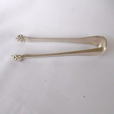 pince a sucre en metal argente
