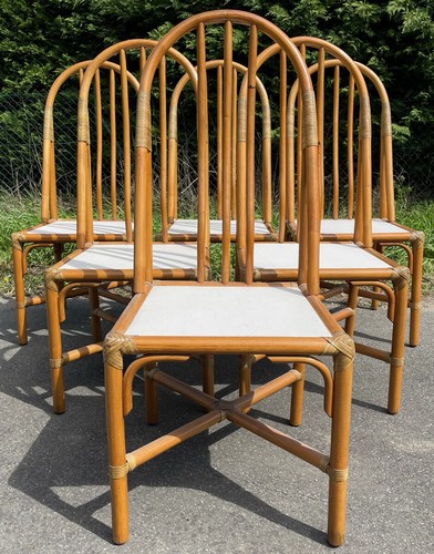 Série chaises rotin - 6,