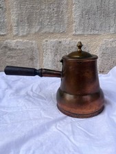 cafetiere en cuivre vintage 