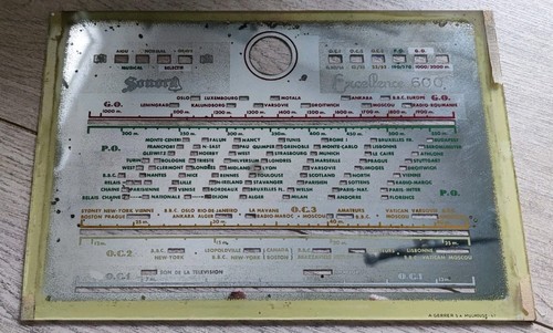 Plaque écran verre - Écran, radio