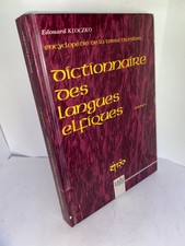 Édouard Kloczko Dictionnaire des langues elfiques