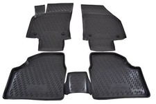 Tapis De Sol Caoutchouc À Bords Hauts Pour Opel Astra H 2004-2009 Noir