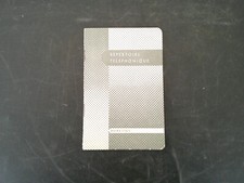 ANCIEN REPERTOIRE TELEPHONIQUE