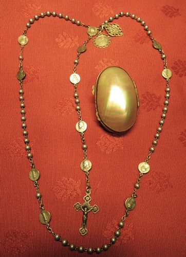 Chapelet ancien perles - ancien,