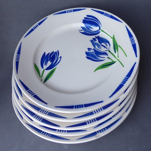 Lot assiettes plates en - 5,
