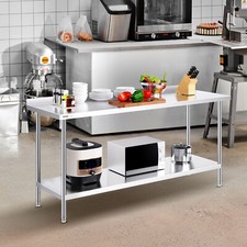 VEVOR Table de Travail Inox