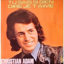 Vinyle 45 T Christian ADAM-Tu