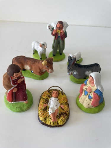 Lot anciens santons - santons, de