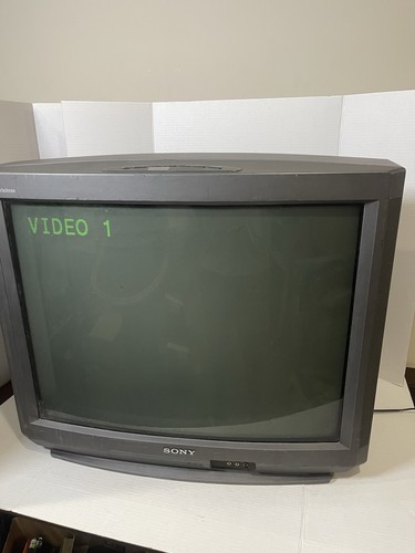 Sony trinitron tube - sony, 27”