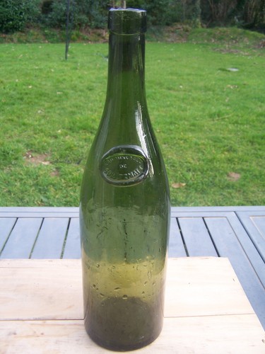 Bouteille ancienne verre - bouteille,