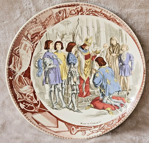 Assiette jeanne d arc - jeanne, d'arc