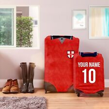 Angleterre 1990 Extérieur Chemise Rétro Foot Personnalisé Valise Bagage Housse