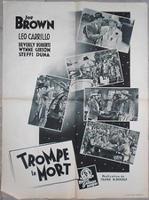Affiche TROMPE-LA-MORT Flirting with Fate JOE E. BROWN Frank McDonald 60x80 1938
