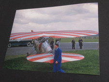 Photo Avion Dewoitine D.27 Marcel Doret Bondues 1951 Aviation Française