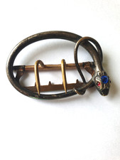 Boucle de ceinture serpent Art