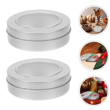  Petites boîtes rondes en fer