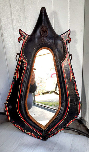 Beau miroir collier cheval - miroir,