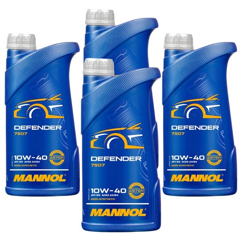 4x1 litres mannol defender - mannol,