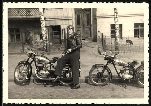 Photographie moto hercules 250 - moto,