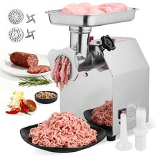 Uimoso Hachoir à viande électrique avec poussoir à saucisses, débit 3,2 kg/min