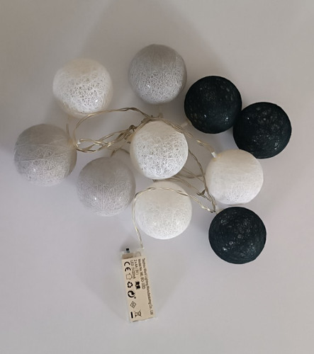 Guirlande lumineuse led boules - led,