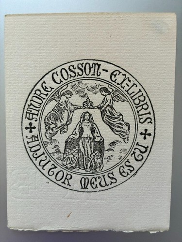Libris cosson andré - ex-libris,