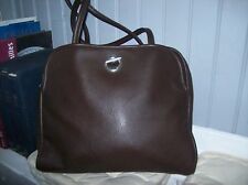 grande besace synthétique brun grainé SEQUOIA ( C/F/V)