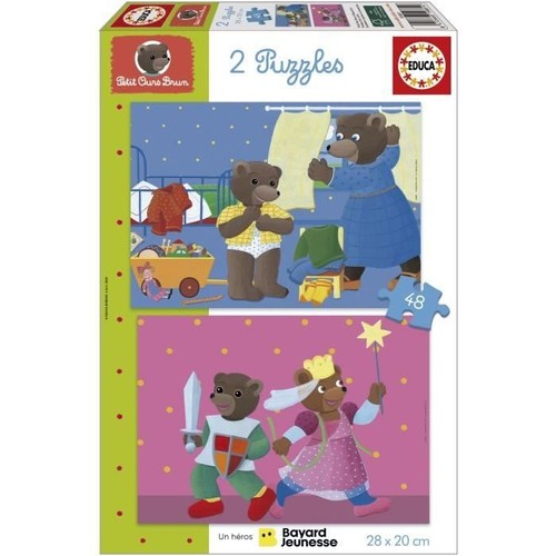 Puzzle educa petit ours - puzzle,