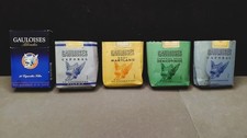 Lot de 5 paquets de cigarettes vides GAULOISES  (Anciens - vintage)