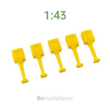 Lot 5 Boîtes Postales 1/43