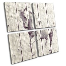 Horse Painting Vintage Animals