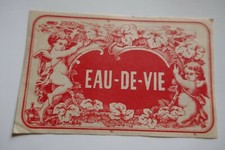 Etiquette très ancienne  EAU