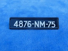 RARE TOP ++ JOUSTRA 30 CM PEUGEOT 404 BERLINE - PLAQUE D'IMMATRICULATION