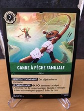 Carte LORCANA - Chapitre 9 - Canne à pêche familiale 100/204 Rare Neuve Fr