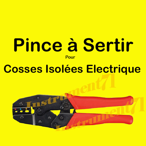 Pince sertir pour - à,