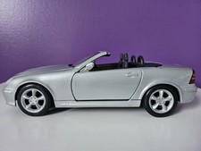 Mercedes SLK320 SLK 320 V6 3.2 R170 Gris Silver Maisto 1/18 Sans Boite / No Box