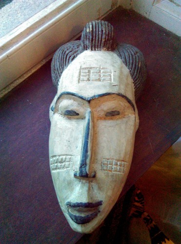 Rare ancien masque africain - et,
