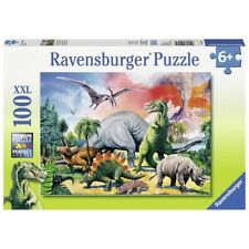 RAVENSBURGER DINOSAURES PUZZLE AU MILIEU DES DINOSAURES 100 PIECES XXL 10957