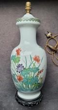 Pied de lampe faience