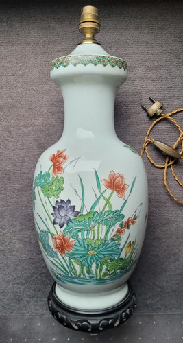 Pied lampe faience - pied,