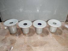 Lot De 4 Ancien Encriers  Porcelaine Bureau Ecolier A Saisir 