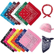 Lot de 12 Bandana pour Hommes